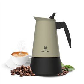 Cafeteira italiana Cecotec Piccolina 200 para 2 xícaras - Aço inoxidável - Adequada para fogões elétricos, vitrocerâmicos e a gá