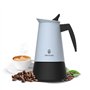 Cafeteira italiana Cecotec Piccolina 200 para 2 xícaras - Aço inoxidável - Adequada para fogões a gás, elétricos e vitrocerâmico