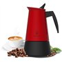 Cafeteira italiana Cecotec Piccolina 600 para 6 xícaras, aço inoxidável - Capacidade de 300ml - Vedação de silicone - Compatível