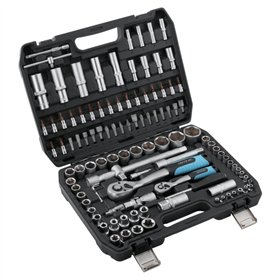 Conjunto de ferramentas Cecotec ToolBox KRK 4200 - 108 peças - Inclui acessórios - Preto