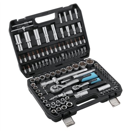 Conjunto de ferramentas Cecotec ToolBox KRK 4200 - 108 peças - Inclui acessórios - Preto