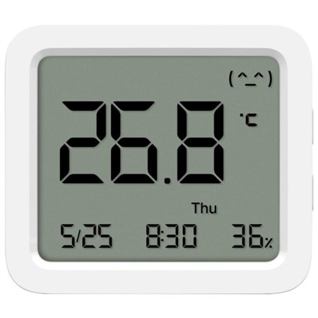 Monitor de Temperatura e Umidade Xiaomi Mi 3 - Monitor de Temperatura e Umidade Bluetooth - Temperatura de 0 a 60ºC e Umidade de