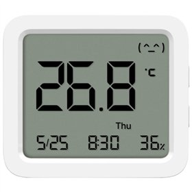 Monitor de Temperatura e Umidade Xiaomi Mi 3 - Monitor de Temperatura e Umidade Bluetooth - Temperatura de 0 a 60ºC e Umidade de