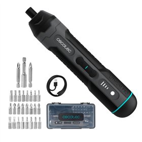 Parafusadeira de bolso sem fio Cecotec EasyGyro 3000 - Bateria de 1500mAh - Luz LED - Acessórios inclusos - Múltiplas configuraç