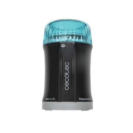 Moedor de café e especiarias Cecotec TitanMill 200, 200 W, capacidade de 50 g, lâminas revestidas de titânio, recipiente em aço 