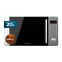 Micro-ondas Cecotec ProClean 5110 Inox com Grill - 700W - Capacidade de 20L - Visor LED - Aço Inoxidável - Trava de Segurança pa