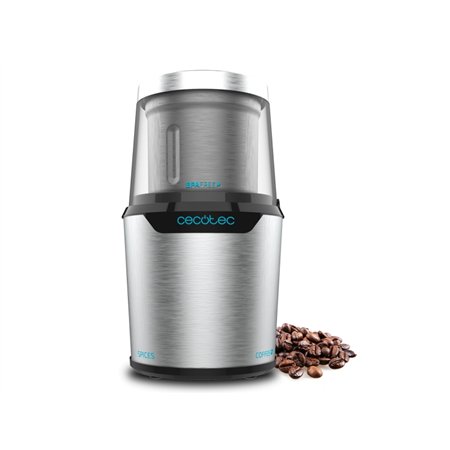 Moedor de café e especiarias Cecotec Titanmill 300 Duoclean - 300 W - Capacidade de 90 g - Copo de moagem - Lâminas revestidas d