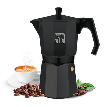 Cafeteira italiana Cecotec Moklassic 600 para 6 xícaras - Alumínio fundido - Adequada para todas as superfícies - Pode ser lavad