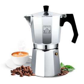Cafeteira italiana Cecotec Mokclassic 900 para 9 xícaras - Alumínio fundido - Adequada para fogões elétricos, vitrocerâmicos e a
