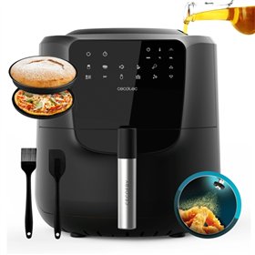 Fritadeira Elétrica Cecotec Cecofry Rain Pack - 1550W - Dosagem Automática - Capacidade de 5,5L - 8 Menus Pré-programados - Pain
