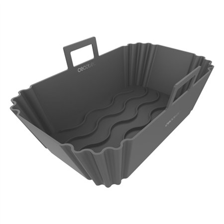 Cecotec Cecofry TwinBucket - Conjunto com 2 Formas Retangulares para Fritadeiras de 9 a 11 Litros - Silicone de Alta Qualidade -
