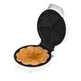 Máquina de Waffles Redonda Cecotec Fun Gofrestone - 1000W - Antiaderente - Acabamento em Aço Inoxidável - Placa Circular de 19cm
