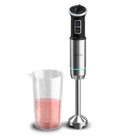 Liquidificador de mão Cecotec Power Neutron 1100MAX - 1100 W - Lâminas de titânio - Protetor anti-respingos - Velocidade ajustáv