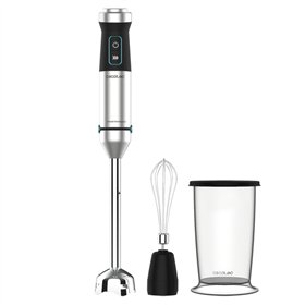 Liquidificador de mão Cecotec Power TitanBlack 1500 XL - 1500W - Lâminas de titânio - Protetor anti-respingos - Velocidade ajust
