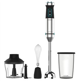 Liquidificador de mão Cecotec Power TitanBlack 1500 XL CreamandCrush - 1500 W - Lâminas de titânio - Protetor anti-respingos - V