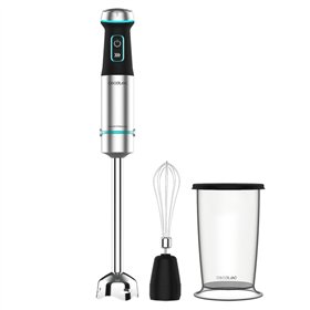 Batedeira manual Cecotec Power TitanBlack 1200 XL - 1200W - 4 lâminas cruzadas de titânio - Protetor anti-respingos - Velocidade