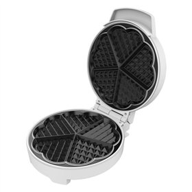 Máquina de Waffles Cecotec Fun Gofrestone - Potência de 1000W - Revestimento Antiaderente - Placa Circular de 19cm - Luz Indicad