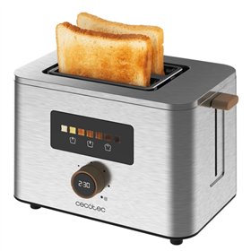Torradeira Cecotec TouchandToast com Duas Fatias Largas - 950W - Controle por Toque e Visor Colorido - Centralização Automática 
