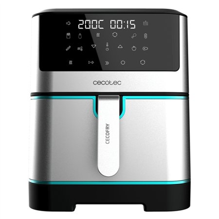Fritadeira Elétrica Cecotec Cecofry Supreme 8000 - Potência de 1800W - Capacidade de 8L - Faixa de temperatura de 30 a 200°C - 1
