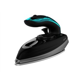Ferro de passar portátil Cecotec Fast and Furious 4000 - 1200 W - Vapor contínuo 20 g/min - Jato de vapor 65 g/min - Base de cer