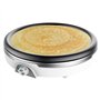 Crepeira Cecotec Fun Crepestone XL Inox - 1350W - Aço Inoxidável - 38cm de Diâmetro - Antiaderente - Placa Removível - Temperatu