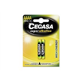Pilhas alcalinas Cegasa Super LR8D425, pacote com 2 unidades AAAA - Alta tecnologia - Confiabilidade - Alto desempenho - Desempe