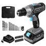 Furadeira de impacto sem fio Cecotec CecoRaptor Perfect Drill 4020 Advance - Torque de 46 Nm - Velocidade de 1550 rpm - Bateria 