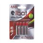 Pacote com 4 pilhas alcalinas Elbat LR03/AAA