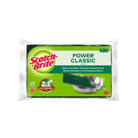 Esponja de limpeza Scotch-Brite Classic para cozinha - Verde escuro