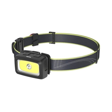Lanterna de cabeça Hama HL350 LED - Faixa de cabeça - 350 lúmens - Até 5 horas de duração da bateria - Funciona com 4 pilhas AAA