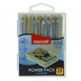 Pacote com 24 pilhas alcalinas Maxell LR03 AAA 1,5V