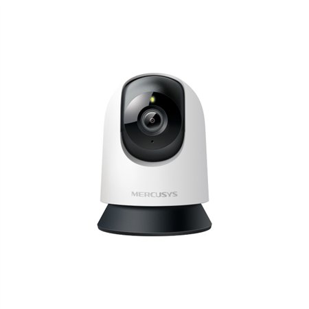 Câmera de segurança Wi-Fi Mercusys MC200 1080P - Visão noturna até 12m - Rotação de 360 graus - Áudio bidirecional - Branca