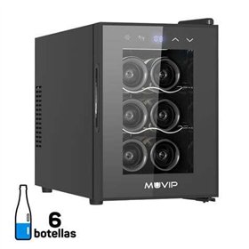 Adega climatizada Muvip para 6 garrafas - 58W - 39cm