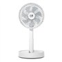 Ventilador de mesa portátil e dobrável Muvip, 5 W, 15 cm de diâmetro - 4 velocidades - Ângulo ajustável até 90º - Até 12 horas d