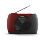 Rádio FM portátil Thomson RT353 - Cor: Laranja/Preto