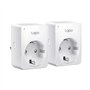 Conjunto de 2 Tomadas Inteligentes TP-Link Tapo P110 - Wi-Fi - Desligamento Automático - Monitoramento de Energia e Consumo - Mo