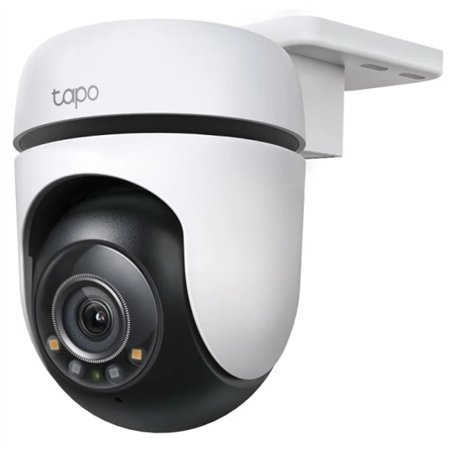 Câmera de segurança inteligente TP-Link Tapo TC41 2K WiFi - Ideal para uso externo - Visão panorâmica de 360° - Visão noturna co