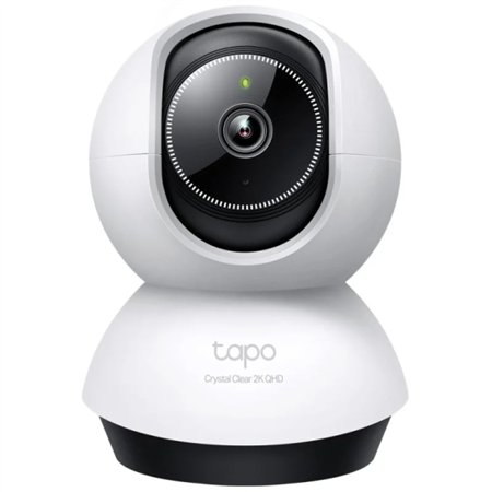 Câmera de segurança TP-Link TC72 WiFi 2K QHD 4MP 360° - Visão noturna - Detecção e notificações inteligentes por IA - Alarme lum