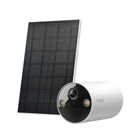 Kit de Câmera de Segurança IP WiFi TP-Link TC82 2K 3MP + Painel Solar Tapo A201 - Uso Interno e Externo - Visão Noturna - Detecç