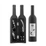 Conjunto de 5 peças de acessórios para vinho Innovagoods - Estojo em formato de garrafa - Ideal para presentes - Compacto e prát