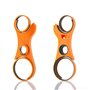 Abridor de Garrafas Multifuncional 5 em 1 Innovagoods - Ergonômico - Reduz o Esforço - 24,5 x 9 x 2 cm - Laranja