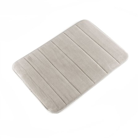 Tapete de Banho Viscoelástico Innovagoods - Antiderrapante - Superabsorvente - Fácil de Limpar - 55x40x1cm - Branco