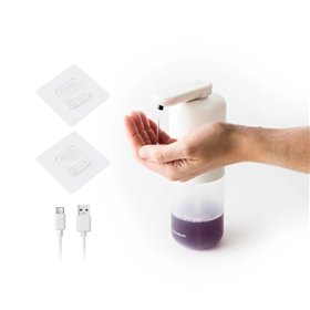 Dispensador automático de sabonete líquido Innovagoods Bitesap - Bateria de 1200mAh - Reservatório de 350ml - IPX5 - Recarregáve