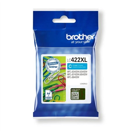 Tinteiro original Brother LC422XL ciano - LC422XLC