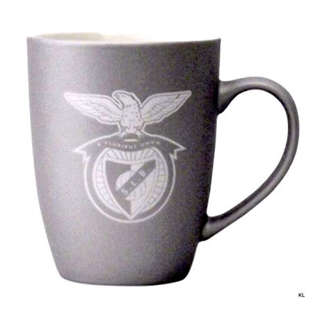 Caneca Veludo Prateada Benfica