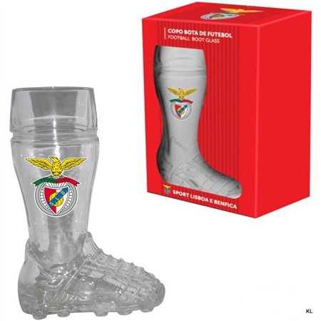 Caneca SL Benfica Bota em Vidro