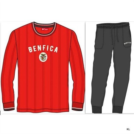 Pijama Algodão SL Benfica Adulto