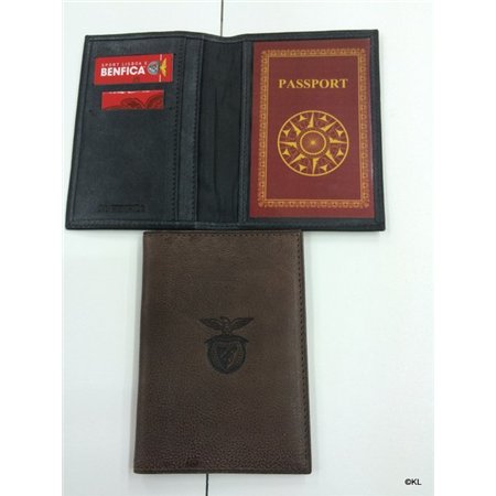 Carteira passaporte pele Benfica