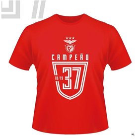 T-Shirt Verm. Benfica Campeao 18/19 (12/13 Anos)