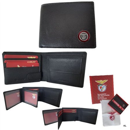 Carteira Pele SL Benfica